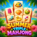 Play Online Games  Summer Triple Mahjong online free