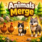 Play Animals Merge Relaxing Animal Evolution and Sorting Puzzle online free