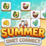 Play Summer Onet Connect Relaxing Tile Matching Puzzle online free